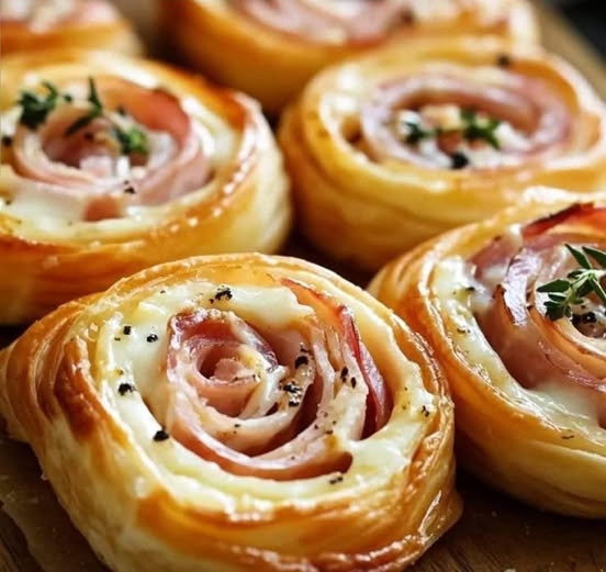 Ham and Cheese Puff Rolls: A Flaky and Savory Delight