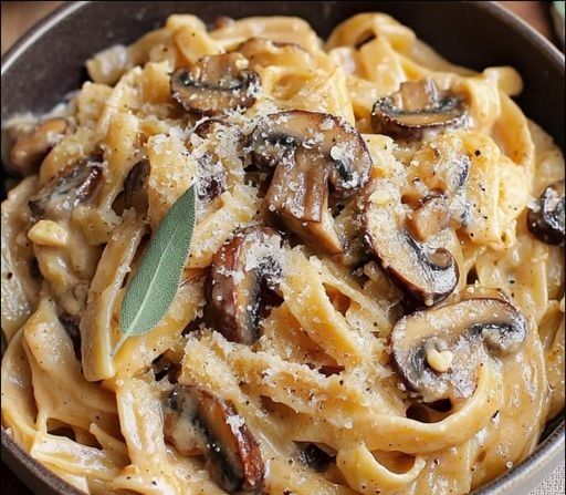 Elevate Your Pasta Game: Caramelized Leek and Mushroom Gruyere Delight