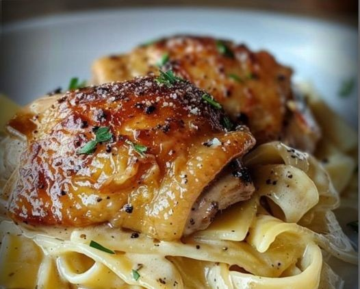 Caramelized Chicken with Creamy Pasta: A Decadent Dinner in 40 Minutes