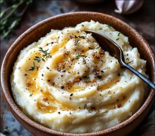 Slow Cooker Cheesy Garlic Herb Mashed Potatoes: Creamy Perfection Made Easy