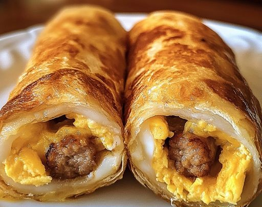 Sausage, Egg, and Cheese Breakfast Roll-Ups: A Grab-and-Go Morning Treat