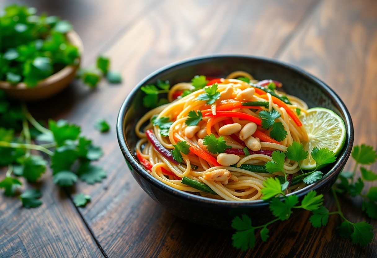 Homemade Vegetable Pad Thai in 30 Minutes