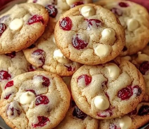 White Chocolate Cranberry Cookies: Sweet, Tart, and Perfectly Festive