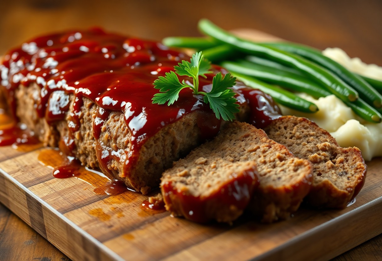 The Perfect Meatloaf with a Tangy Glaze