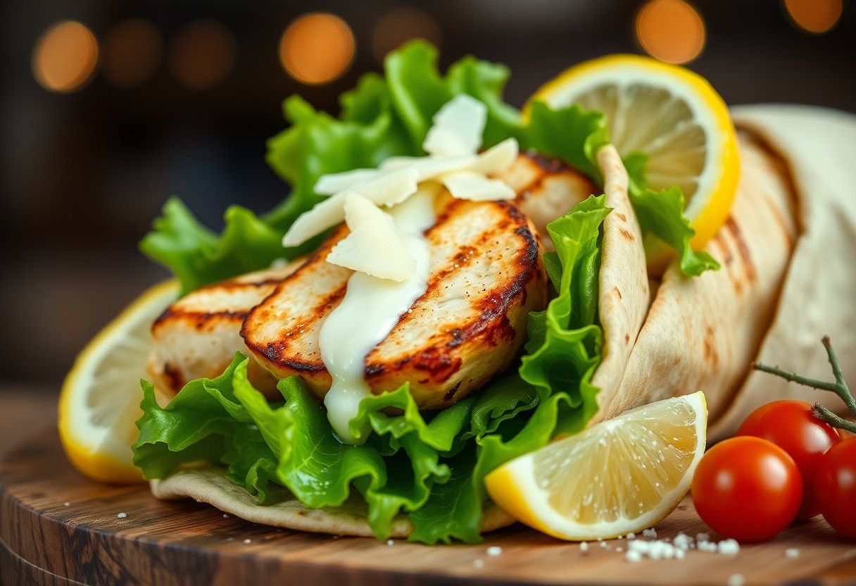 The Only Grilled Chicken Caesar Wrap Recipe You'll Ever Need"