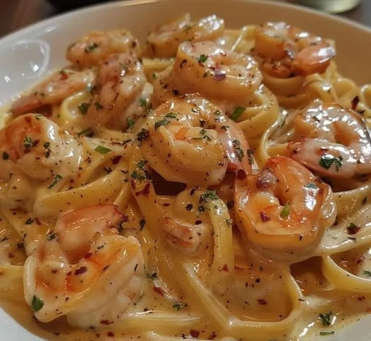 Savor the Flavor of Spaghetti with Creamy Shrimp