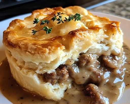 Sausage Gravy and Biscuit Pie: A Comfort Food Classic Reimagined