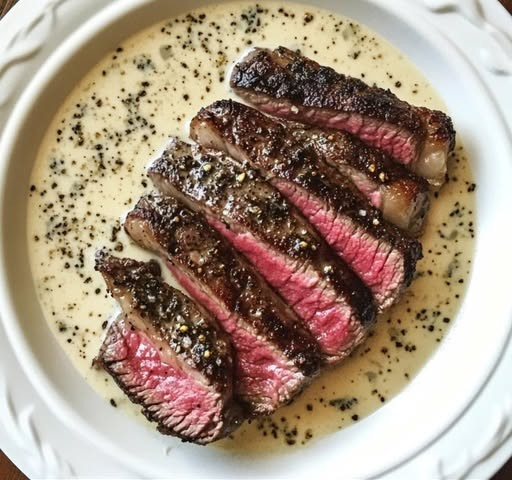 Steak with Bourbon Garlic Cream Sauce: A Decadent Dinner Favorite