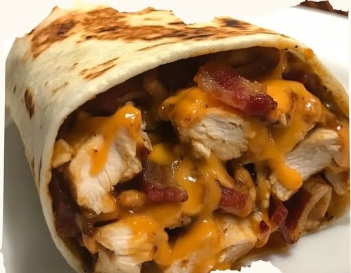 Wrap It Up: Cheesy Bacon BBQ Chicken Delight