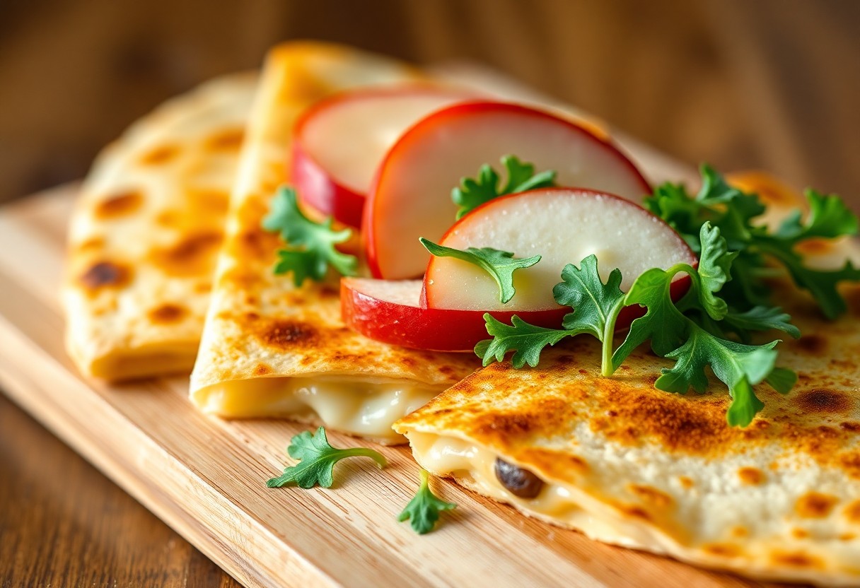 Apple and Brie Quesadillas