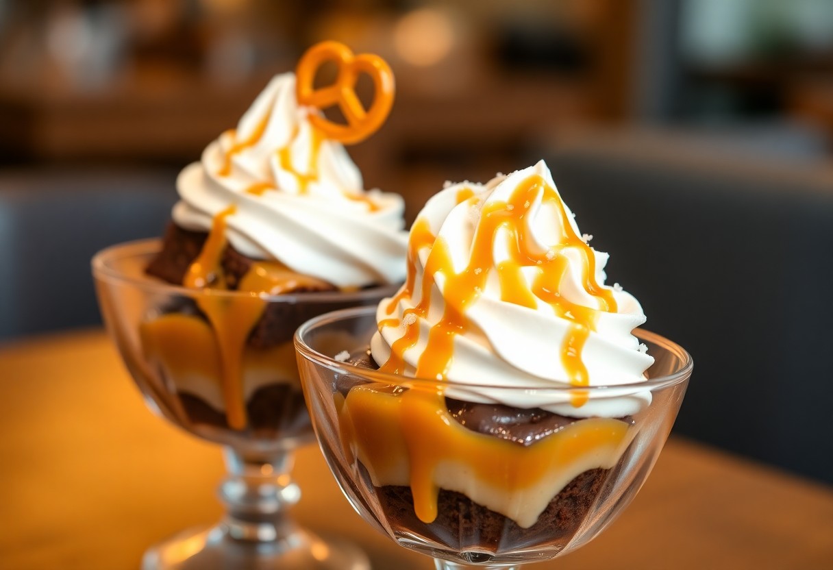 Caramel Pretzel Brownie Sundaes: The Ultimate Sweet & Salty Dessert Experience