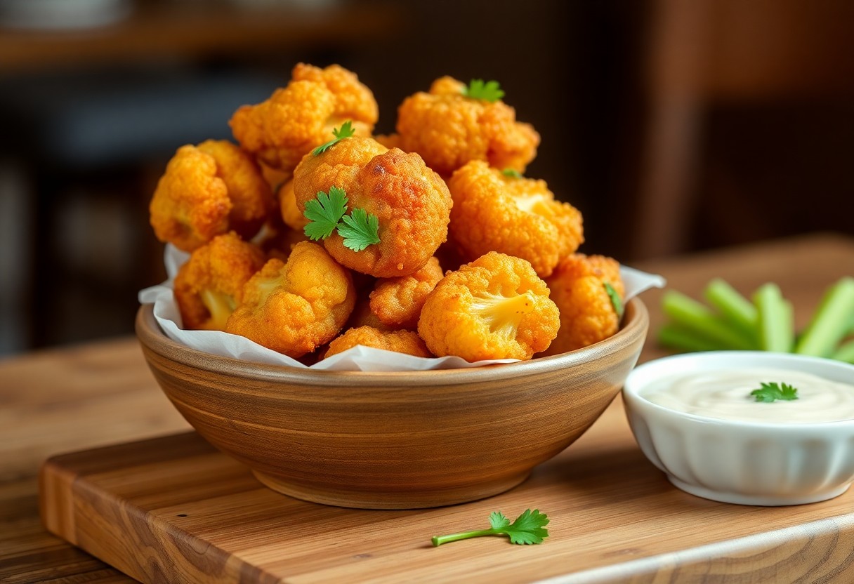 Crispy Air-Fried Cauliflower Bites