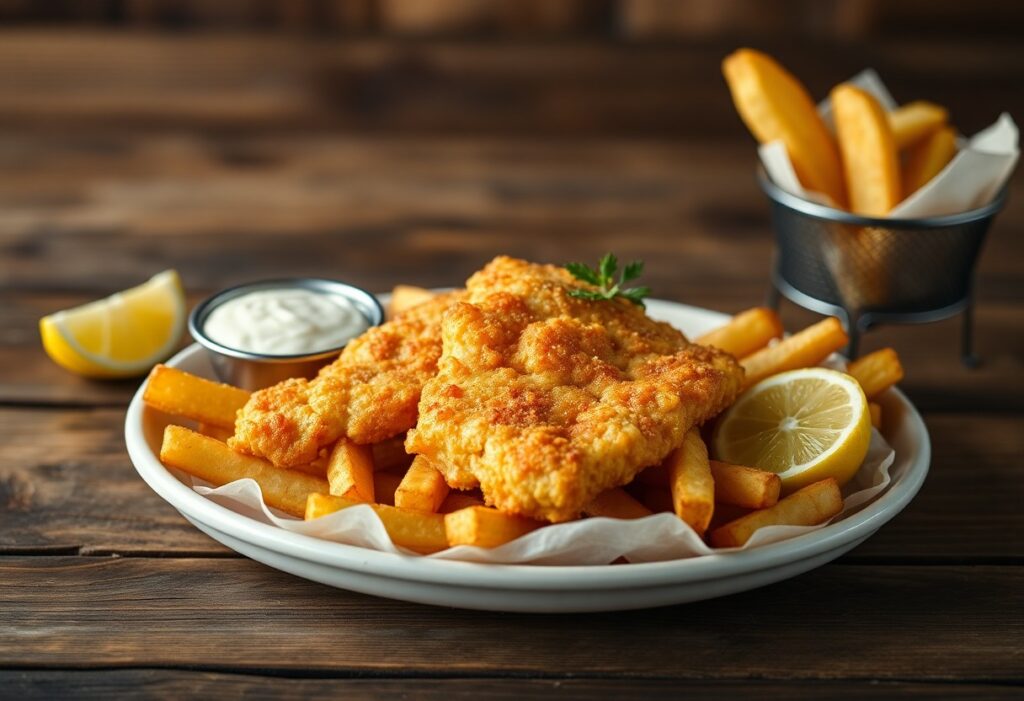 Crispy Fish and Chips: Bring the Classic British Pub Dish Home