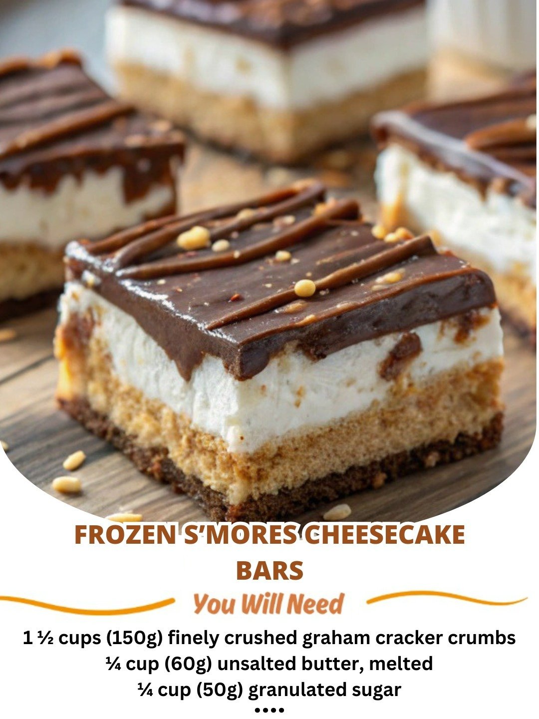 The Ultimate Frozen S’mores Cheesecake Bars You’ll Want to Keep in Your Freezer All Year