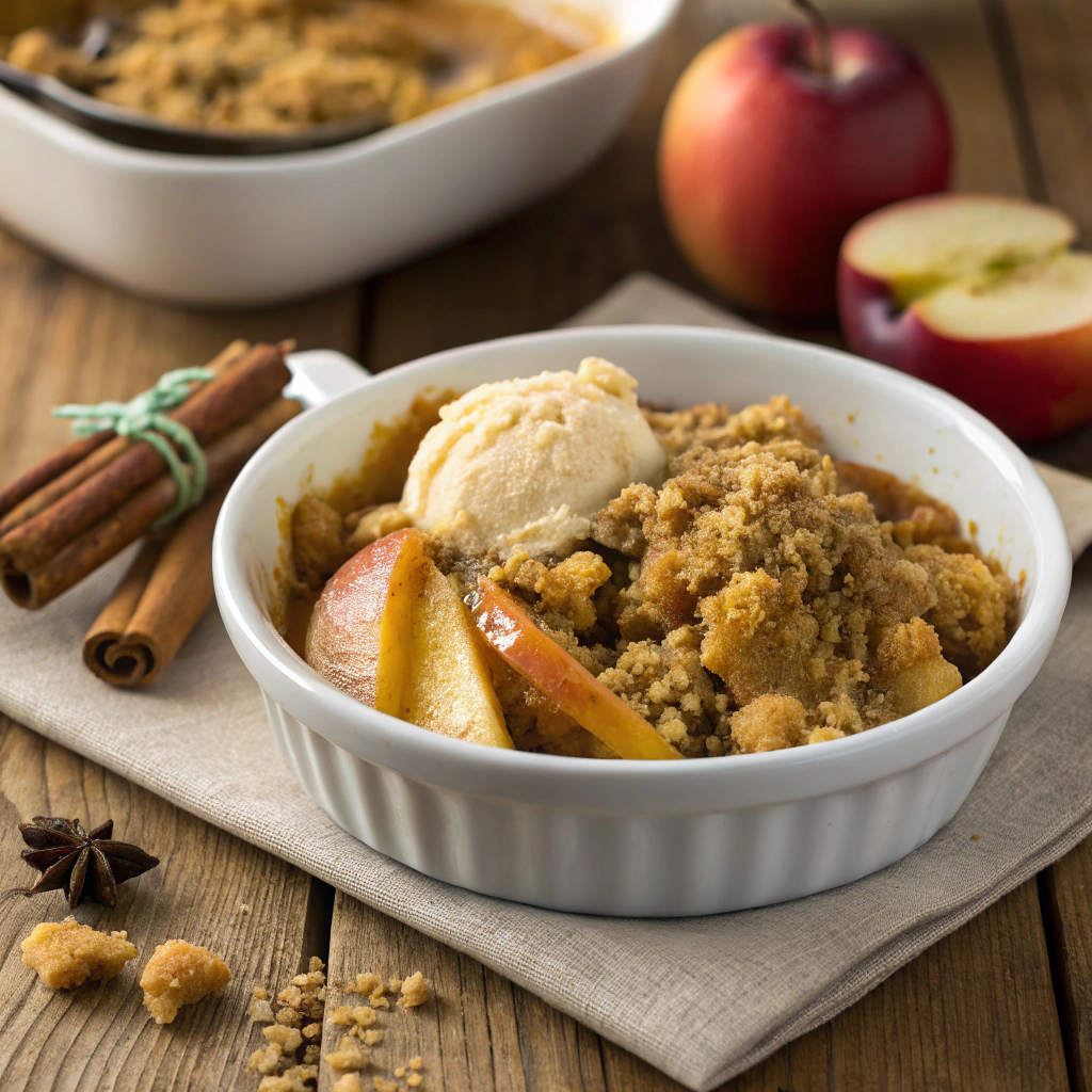 Apple Crumble Recipe: A Warm and Spiced Fall Dessert
