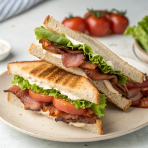 "Bacon, Lettuce, and Tomato Sandwich: A Classic BLT Recipe"