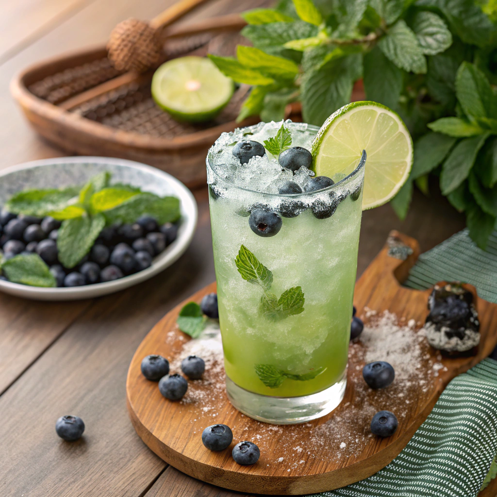 Blueberry Mojito Mocktail Recipe: A Refreshing and Fruity Non-Alcoholic Drink
