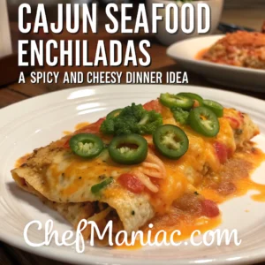 "Cajun Seafood Enchiladas: A Spicy and Cheesy Dinner Idea"