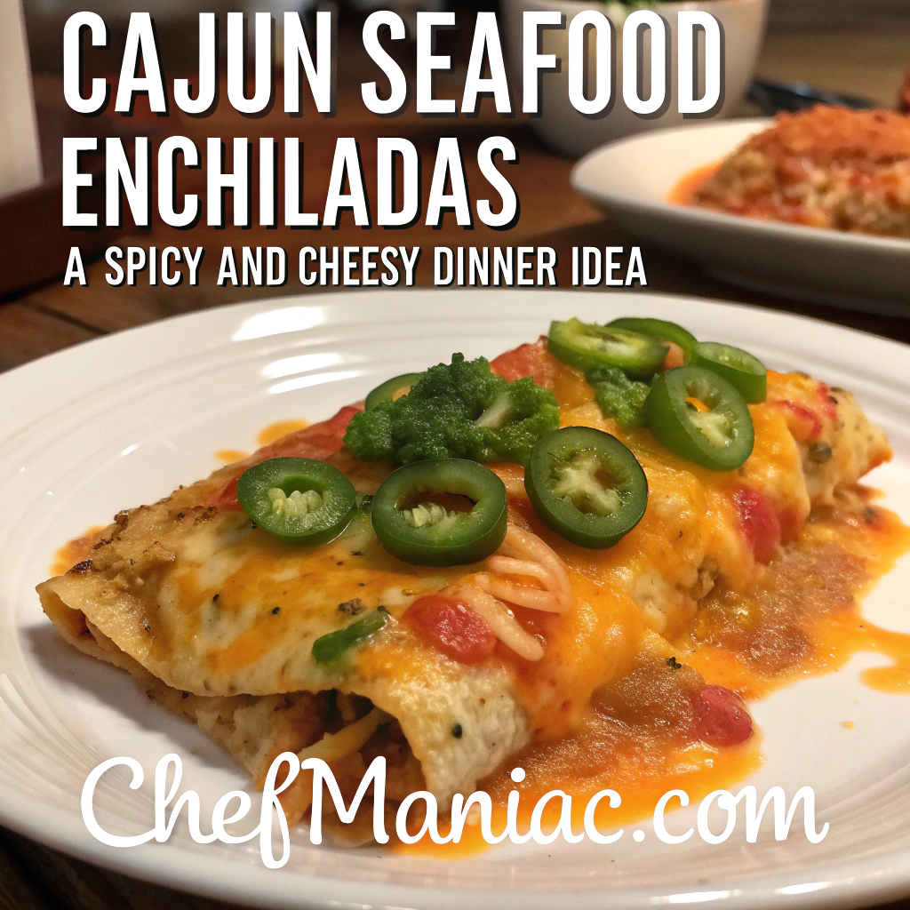 Cajun Seafood Enchiladas: A Spicy and Cheesy Dinner Idea