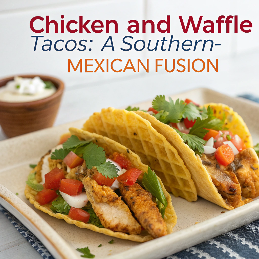 Chicken and Waffle Tacos: A Southern-Mexican Fusion