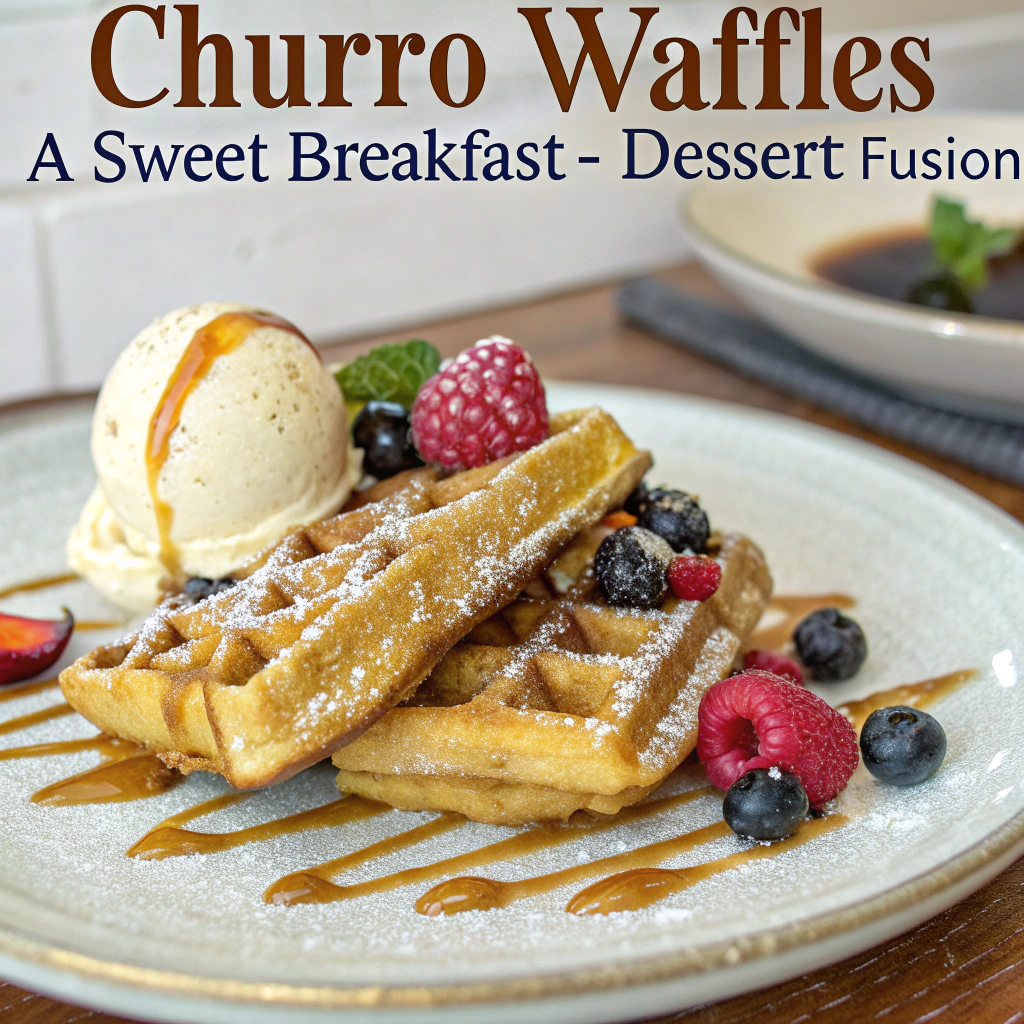 Churro Waffles: A Sweet Breakfast-Dessert Fusion