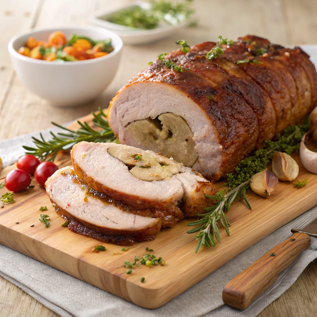 Garlic-Stuffed Pork Roast: Juicy, Flavorful, and Perfect for Any Occasion