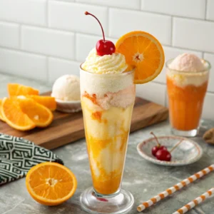 Orange Creamsicle Float Recipe: A Creamy and Nostalgic Dessert Drink