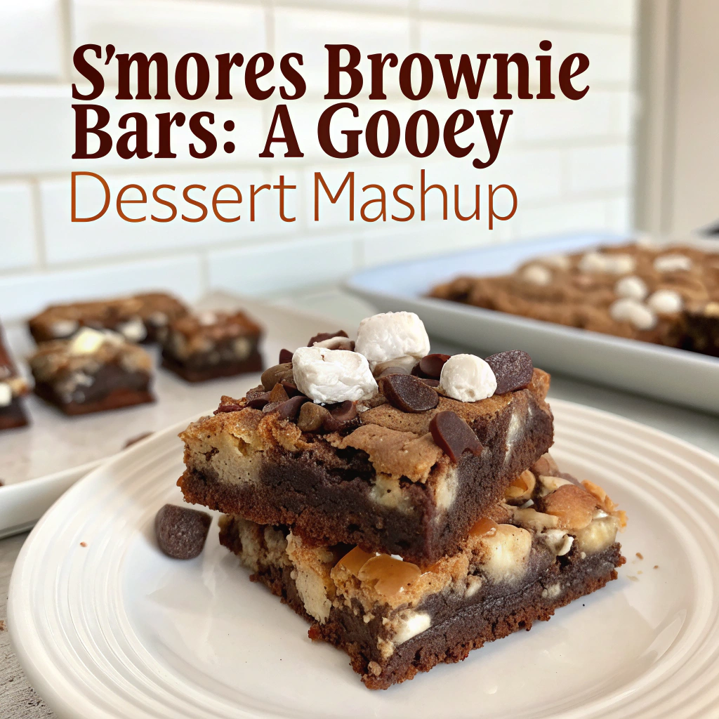 S’mores Brownie Bars: A Gooey Dessert Mashup