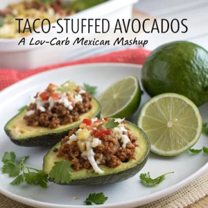 "Taco-Stuffed Avocados: A Low-Carb Mexican Mashup"