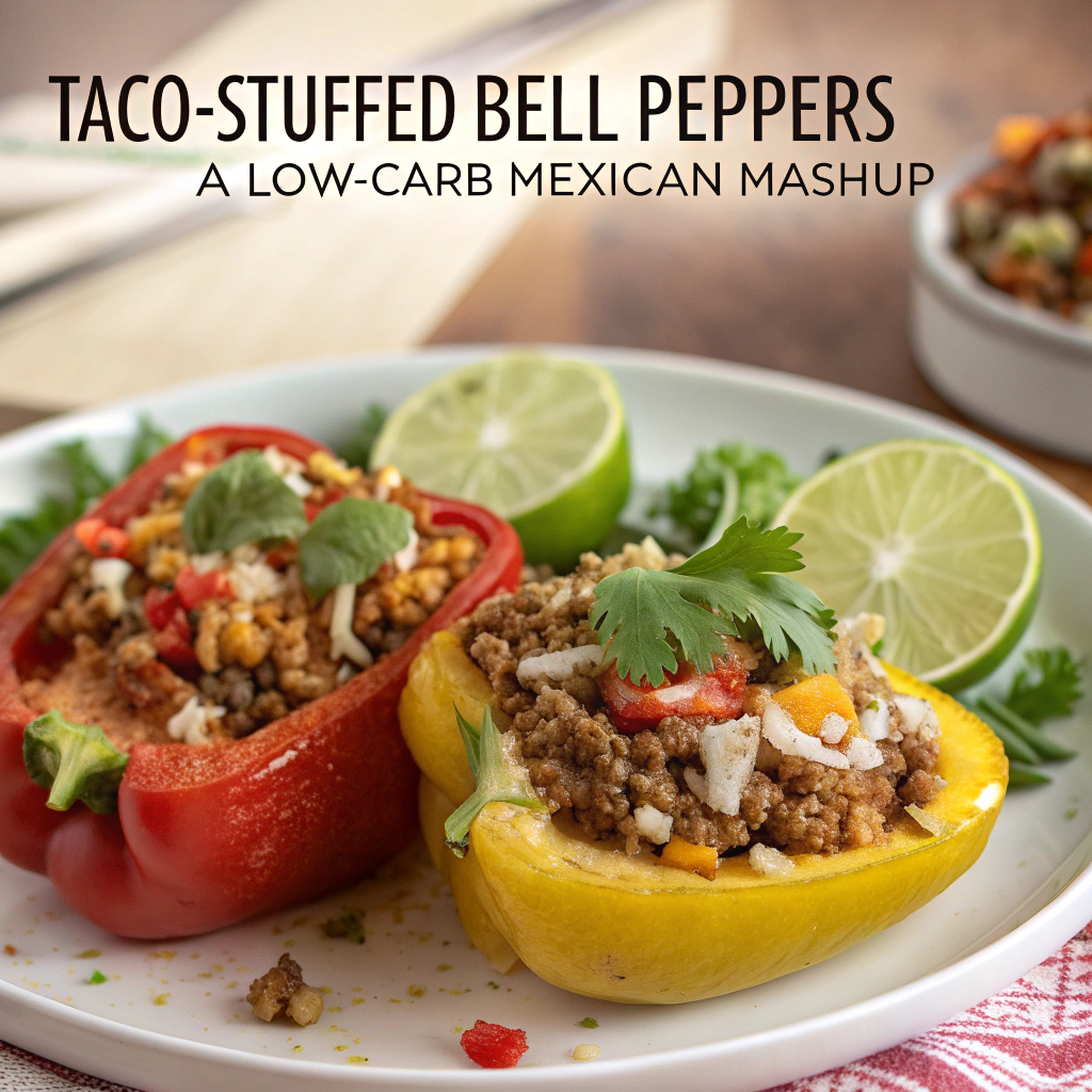 Taco-Stuffed Bell Peppers: A Low-Carb Mexican Mashup