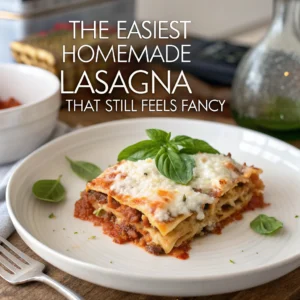 The Easiest Homemade Lasagna That Still Feels Fancy