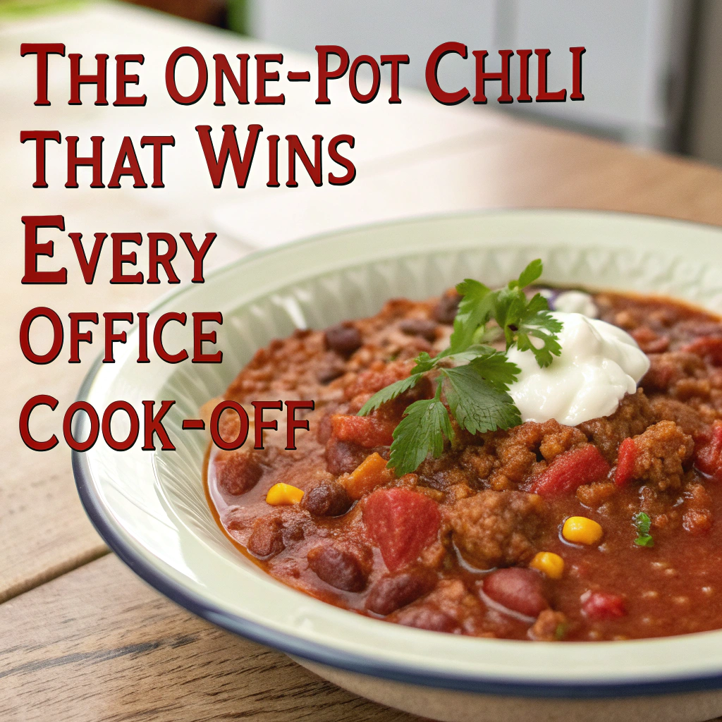 The One-Pot Chili That Wins Every Office Cook-Off