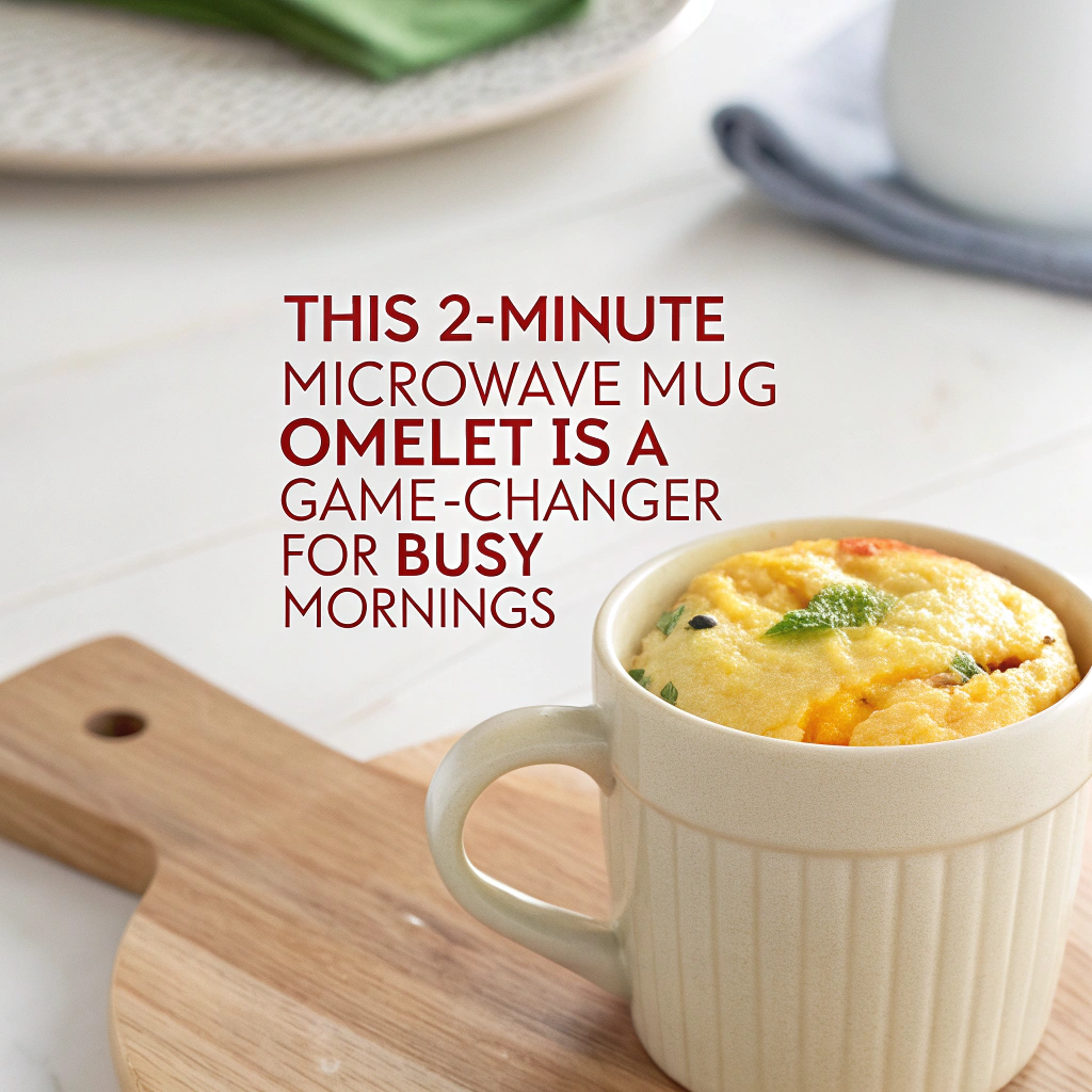 This 2-Minute Microwave Mug Omelet Is a Game-Changer for Busy Mornings