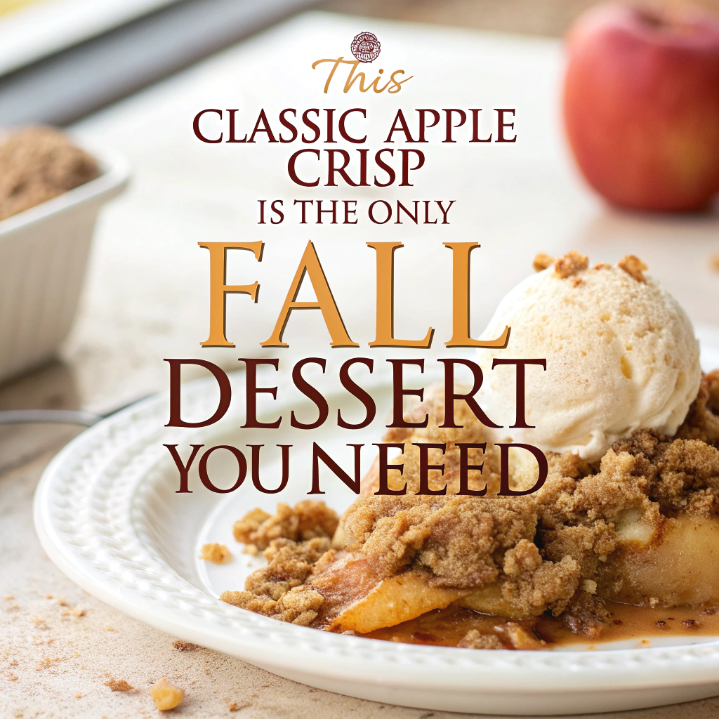 This Classic Apple Crisp Is the Only Fall Dessert You Need