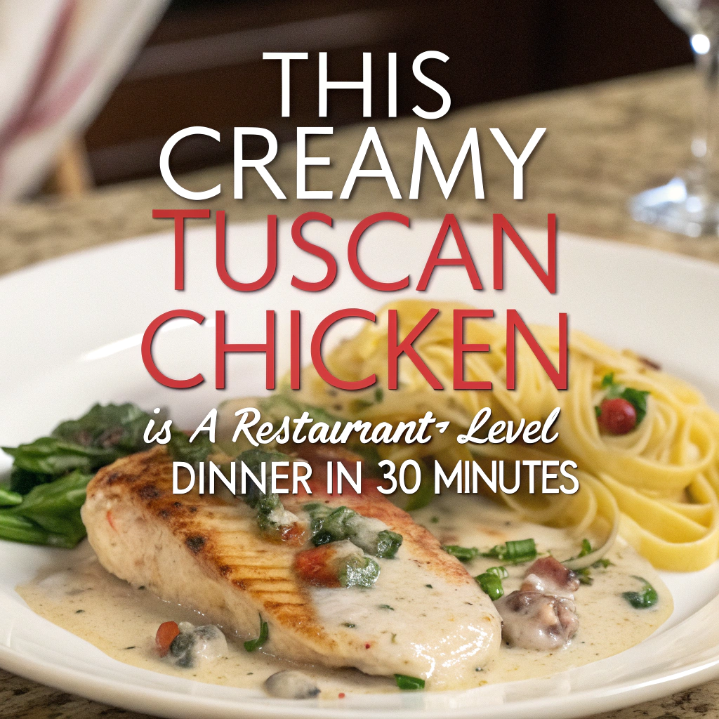 This Creamy Tuscan Chicken Is a Restaurant-Level Dinner in 30 Minutes