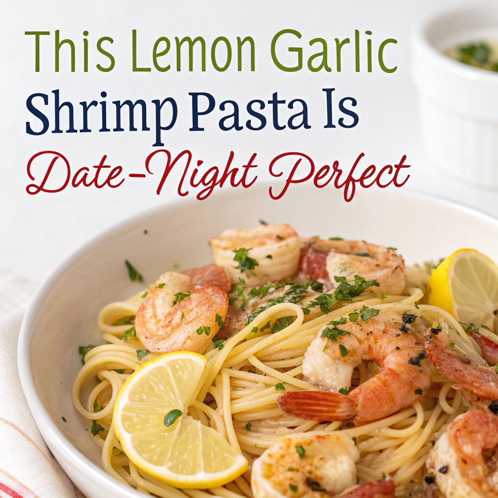 This Lemon Garlic Shrimp Pasta Is Date-Night Perfect