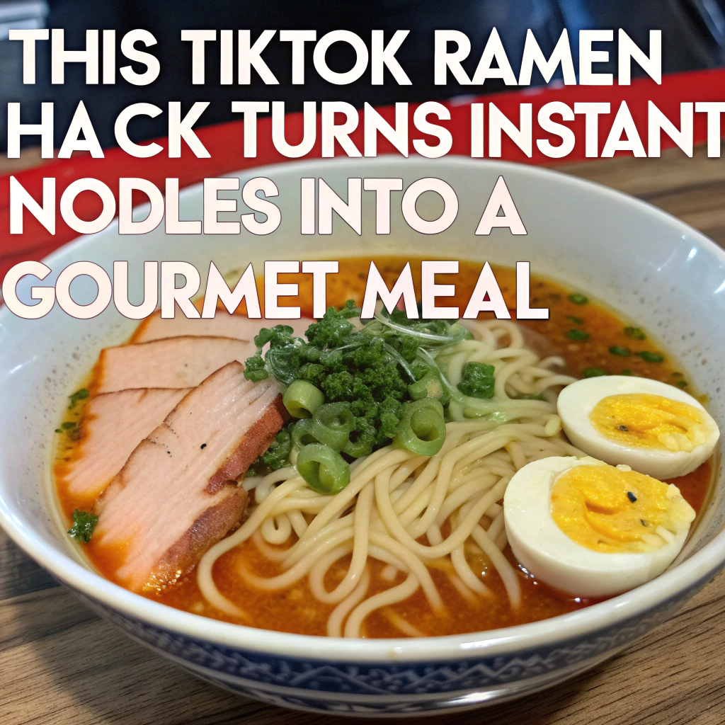 This TikTok Ramen Hack Turns Instant Noodles into a Gourmet Meal