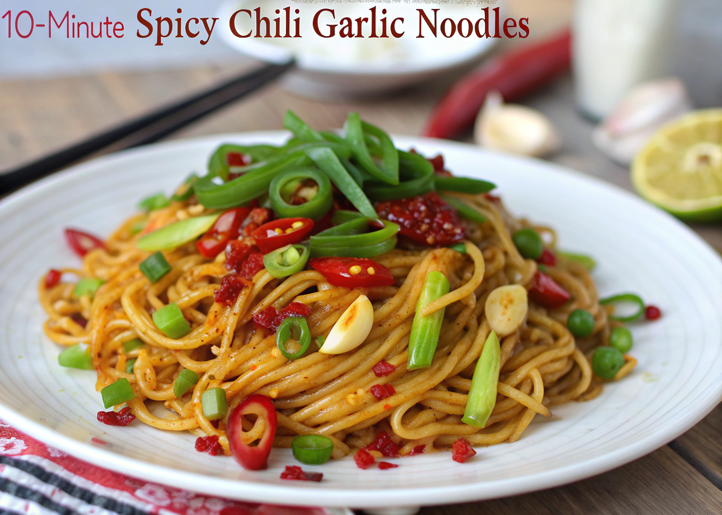 10-Minute Spicy Chili Garlic Noodles You’ll Crave Again and Again
