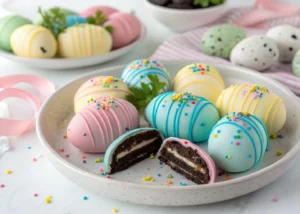 4-Ingredient Easter Egg Oreo Truffles