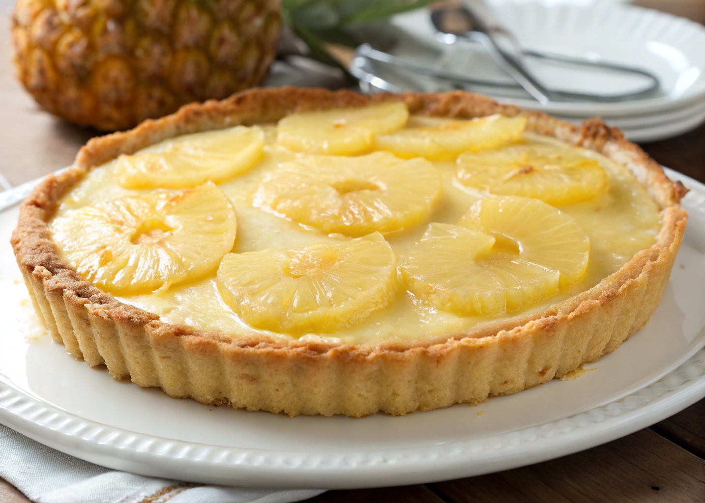A Buttery Crust, Creamy Filling, and Sweet Pineapple: My Go-To Pie for Summer or Anytime