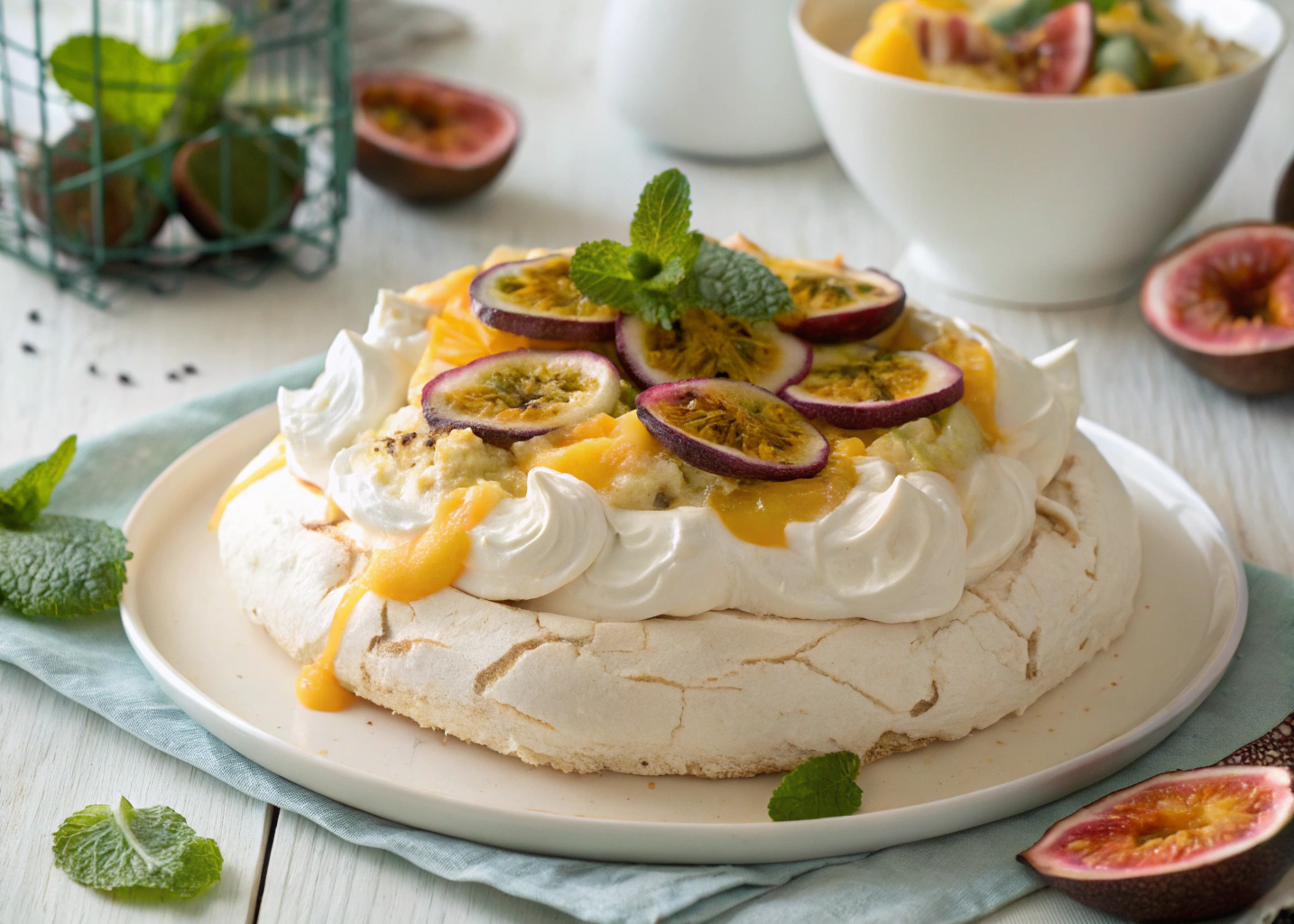 A Classic Australian Dessert with a Tropical Twist: Passionfruit Pavlova Recipe