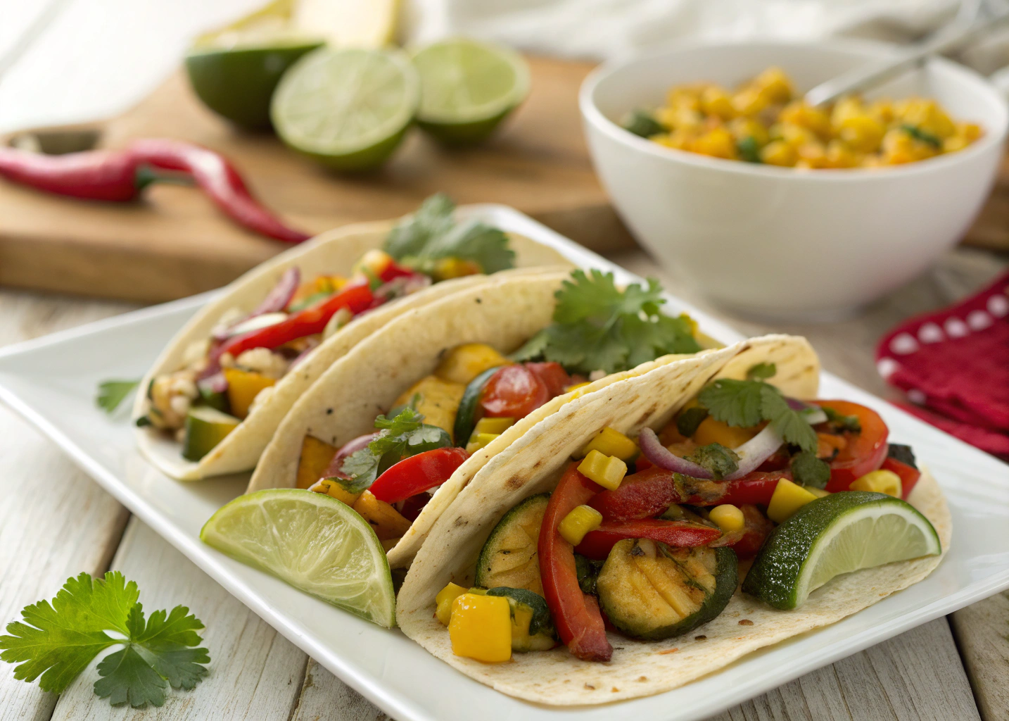 A Fresh Take on Taco Night with Roasted Summer Veggies