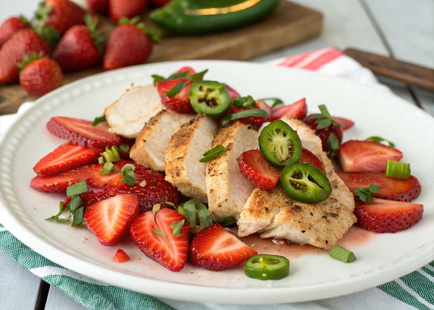 A Strawberry Jalapeño Chicken Go-To Dinner Party Dish