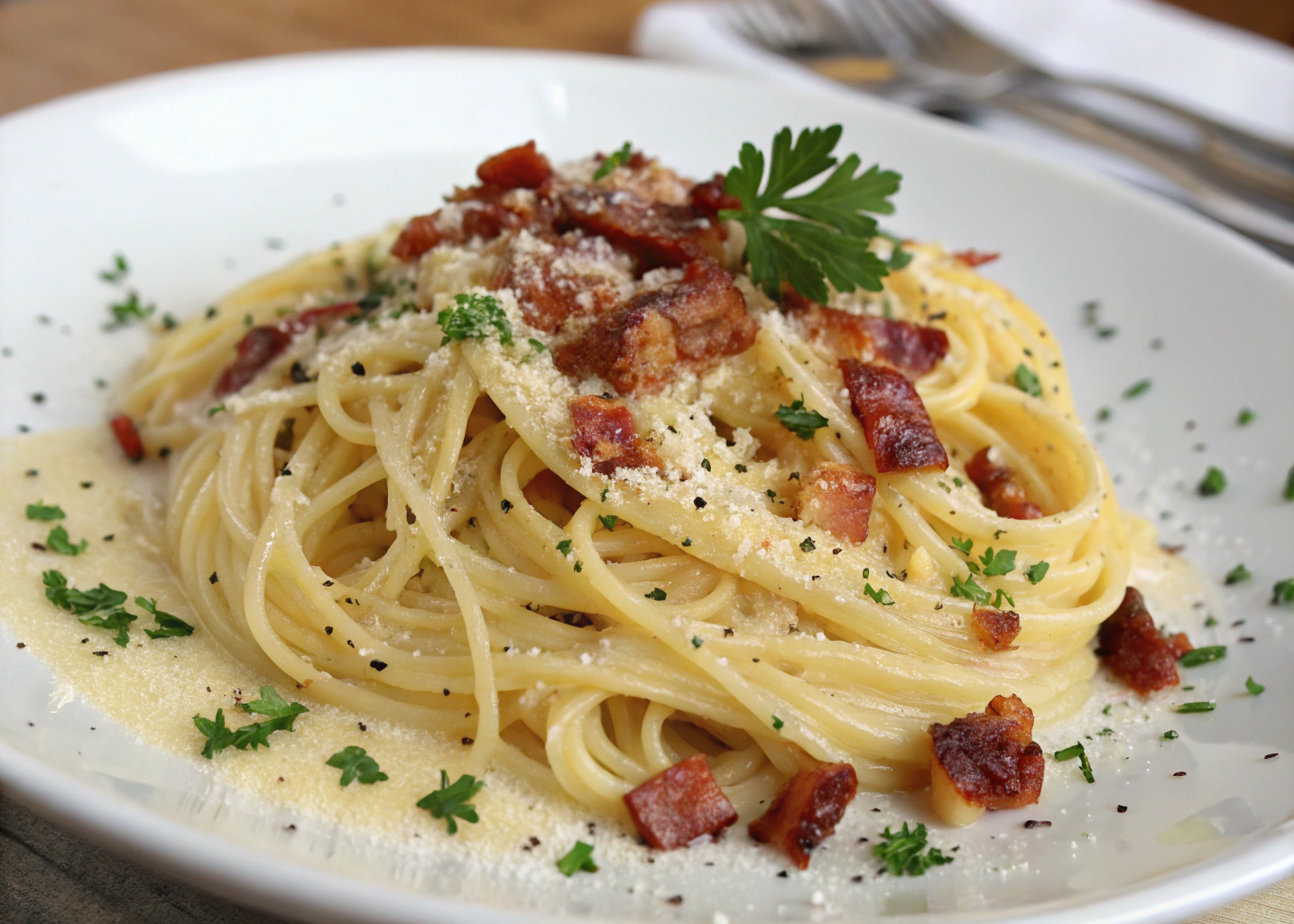 Authentic Spaghetti Carbonara with Just 5 Ingredients