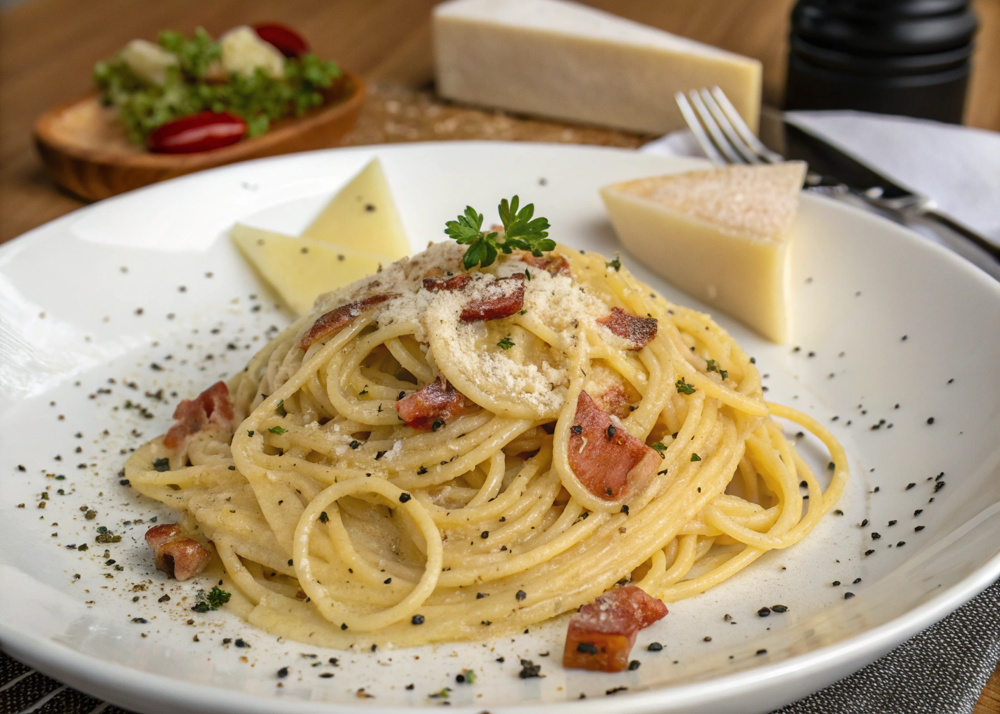 Authentic Spaghetti Carbonara with Just 5 Ingredients