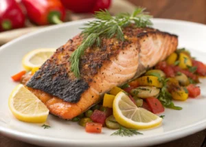 Baked Blackened Salmon: A Bold and Flavorful Healthy Meal