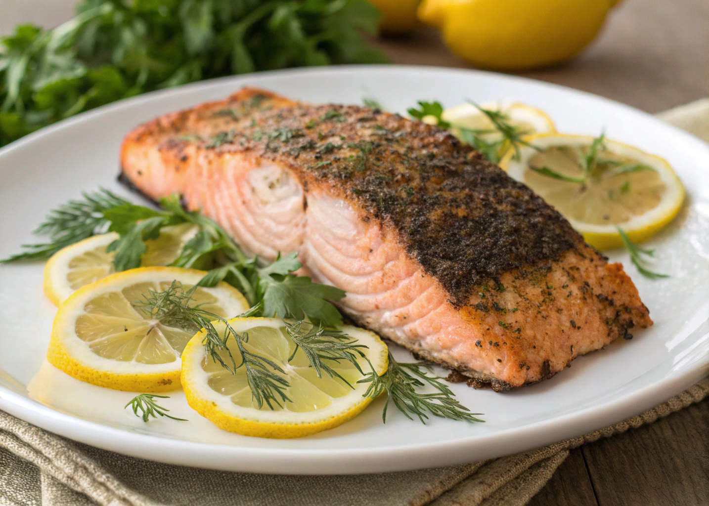 Baked Blackened Salmon: A Bold and Flavorful Healthy Meal