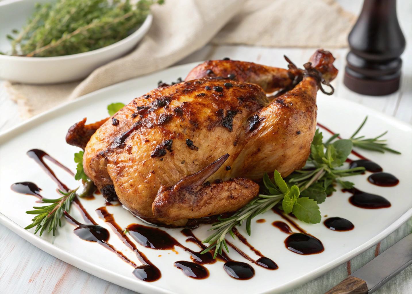 Balsamic Roast Chicken: A Flavorful and Juicy Dinner Recipe