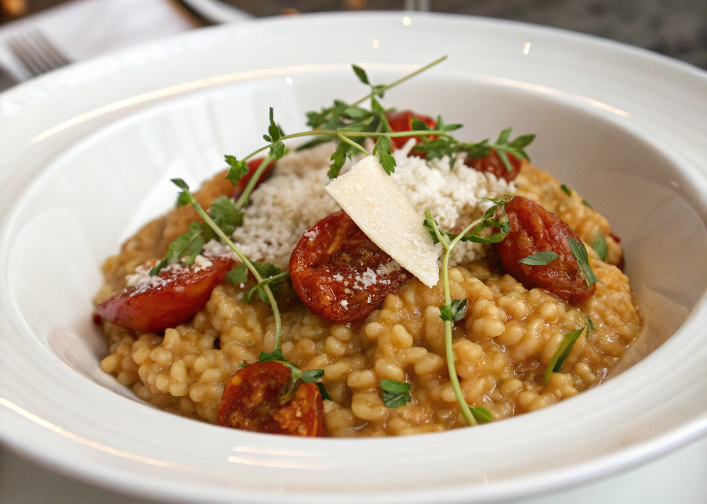 Barley and Roasted Tomato Risotto: A Nutritious and Creamy Twist on a Classic