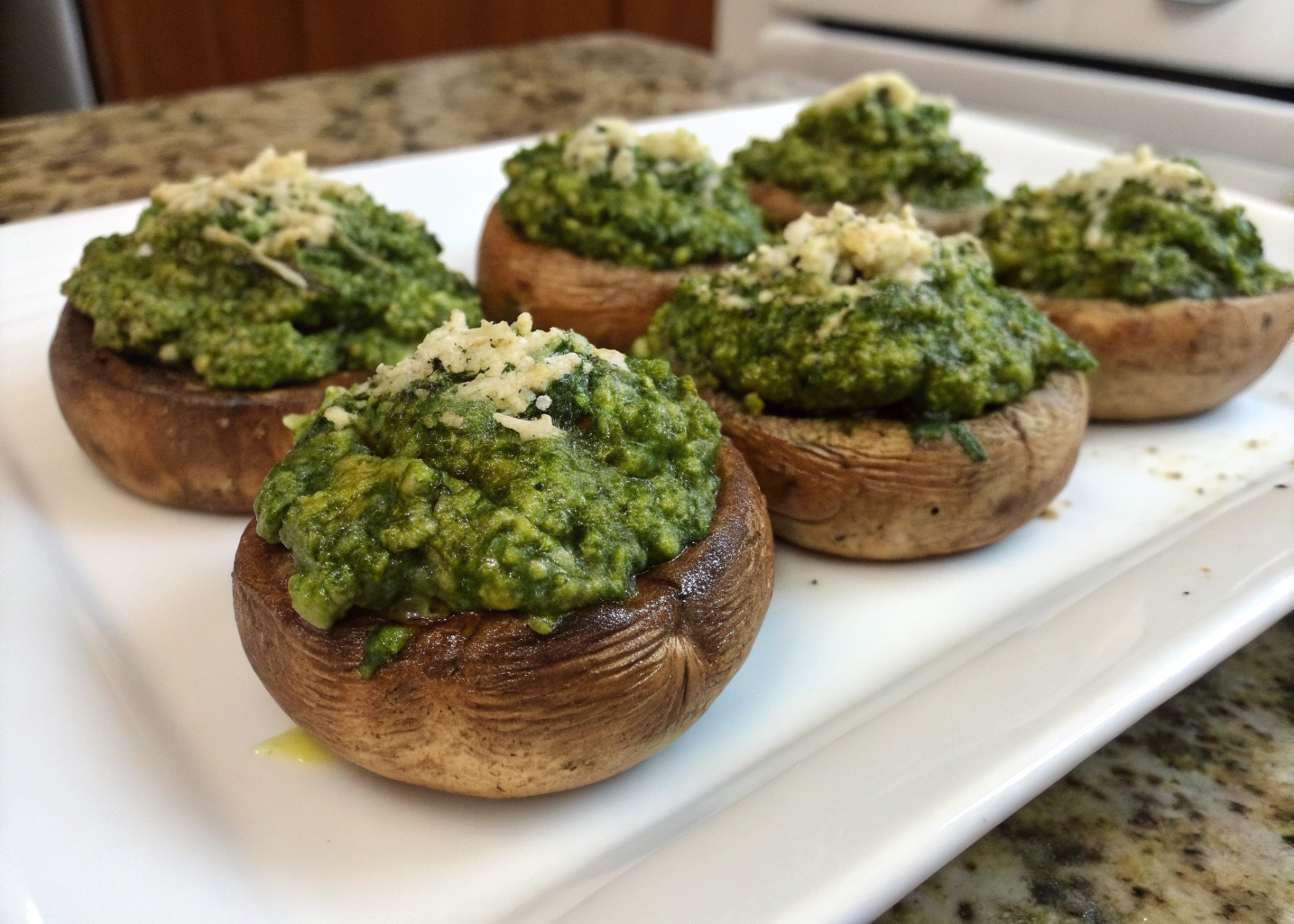 Basil Pesto Stuffed Mushrooms: A Flavorful and Easy Appetizer